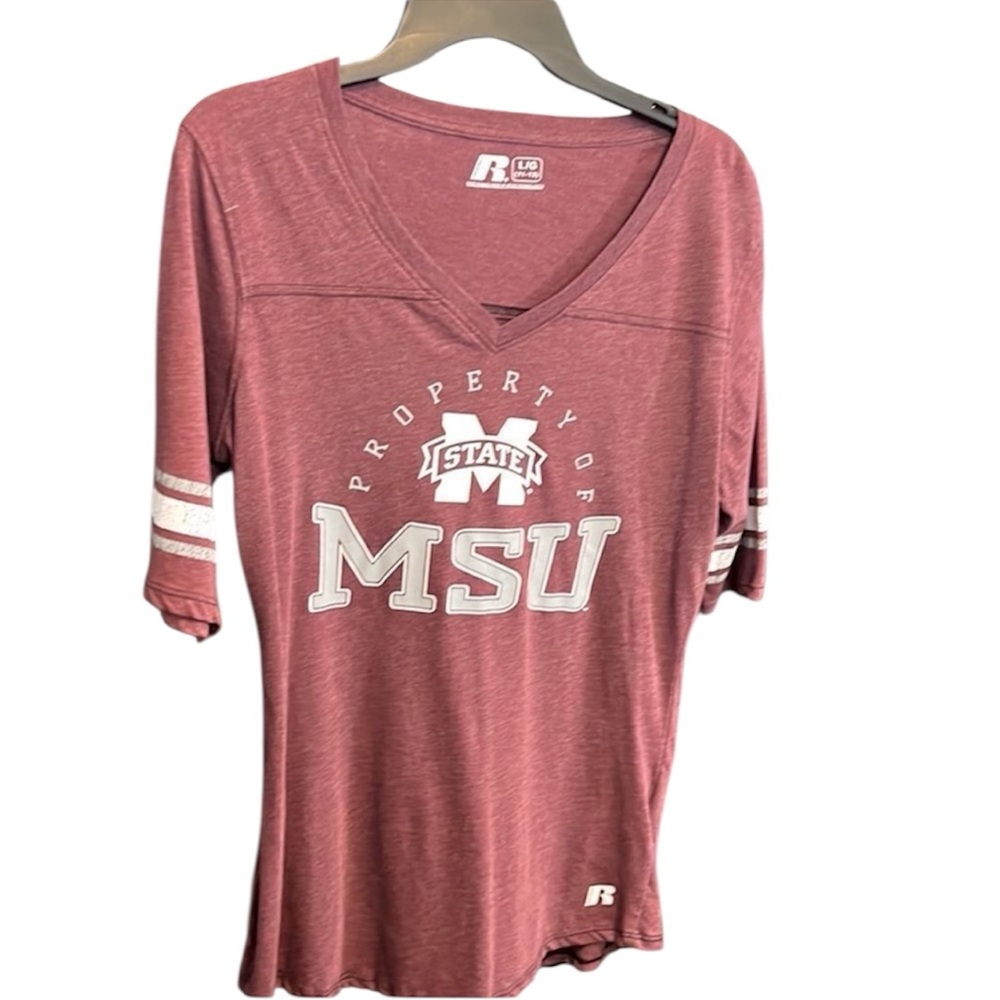 Properly MSU State VNeck Tee Size Juniors Large